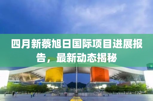 四月新蔡旭日国际项目进展报告，最新动态揭秘