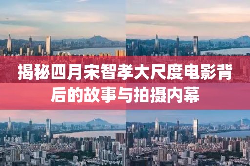 揭秘四月宋智孝大尺度电影背后的故事与拍摄内幕