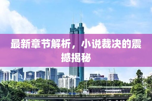 最新章节解析，小说裁决的震撼揭秘