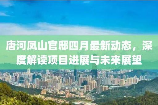 唐河凤山官邸四月最新动态，深度解读项目进展与未来展望
