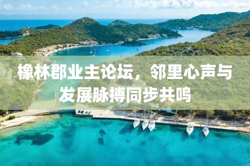 橡林郡业主论坛，邻里心声与发展脉搏同步共鸣