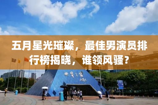 五月星光璀璨，最佳男演员排行榜揭晓，谁领风骚？