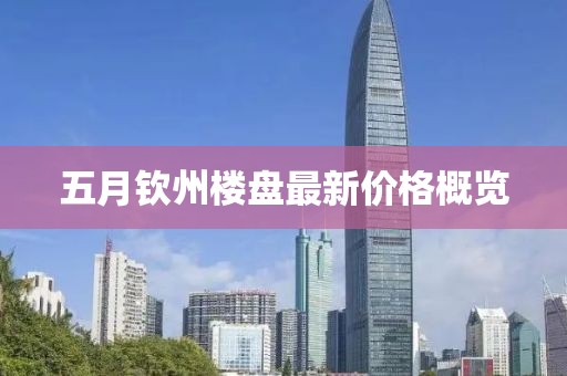 五月钦州楼盘最新价格概览