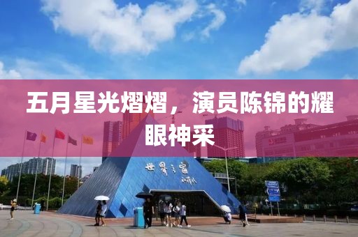 五月星光熠熠，演员陈锦的耀眼神采