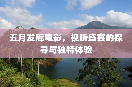 五月发廊电影，视听盛宴的探寻与独特体验