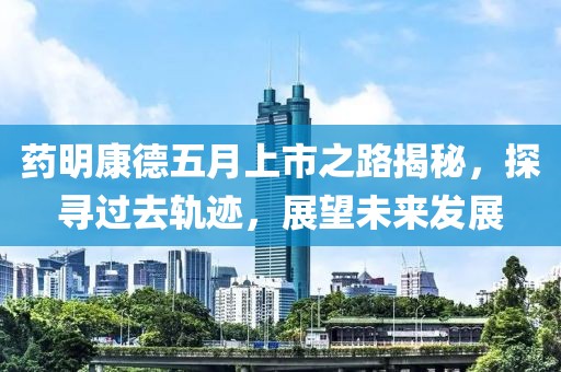 药明康德五月上市之路揭秘，探寻过去轨迹，展望未来发展