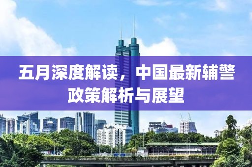 五月深度解读，中国最新辅警政策解析与展望