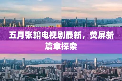 五月张翰电视剧最新，荧屏新篇章探索