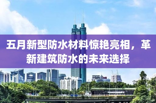 五月新型防水材料惊艳亮相，革新建筑防水的未来选择