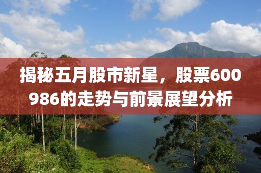 揭秘五月股市新星，股票600986的走势与前景展望分析
