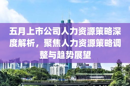 五月上市公司人力资源策略深度解析，聚焦人力资源策略调整与趋势展望