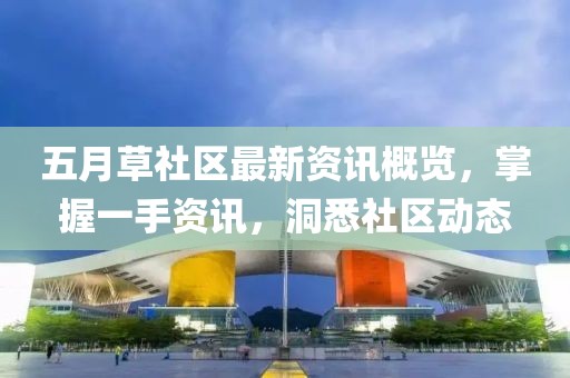 五月草社区最新资讯概览，掌握一手资讯，洞悉社区动态