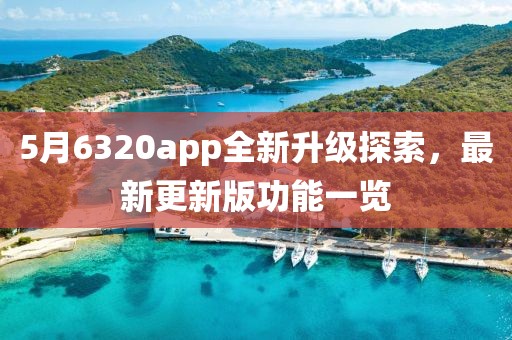 5月6320app全新升级探索，最新更新版功能一览