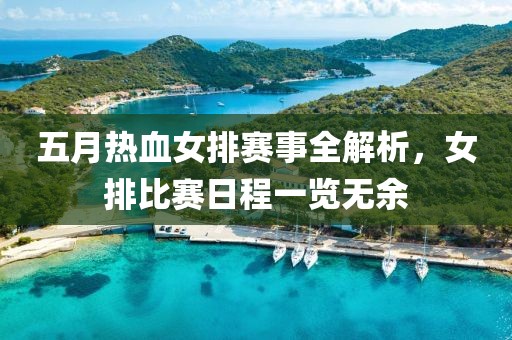 五月热血女排赛事全解析，女排比赛日程一览无余