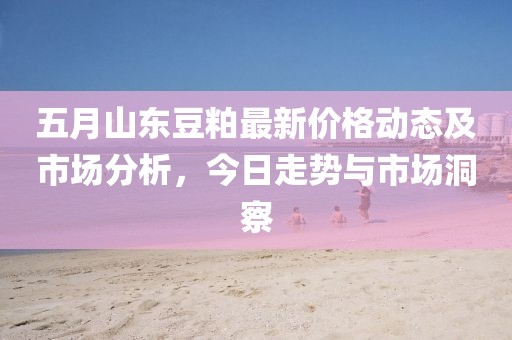 五月山东豆粕最新价格动态及市场分析，今日走势与市场洞察