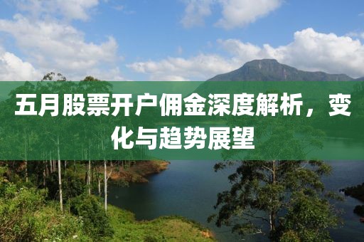 五月股票开户佣金深度解析，变化与趋势展望