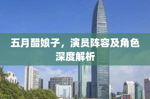 五月醋娘子，演员阵容及角色深度解析