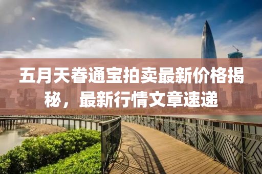 五月天眷通宝拍卖最新价格揭秘，最新行情文章速递