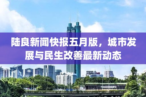 陆良新闻快报五月版，城市发展与民生改善最新动态