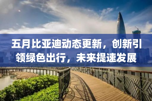 五月比亚迪动态更新，创新引领绿色出行，未来提速发展