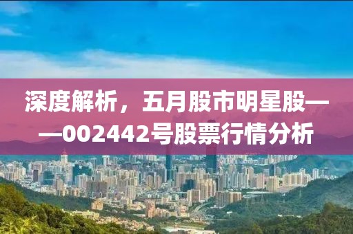 深度解析，五月股市明星股——002442号股票行情分析