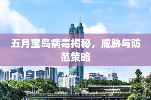 五月宝岛病毒揭秘，威胁与防范策略