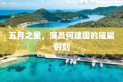 五月之星，演员何建国的璀璨时刻