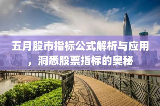 五月股市指标公式解析与应用，洞悉股票指标的奥秘