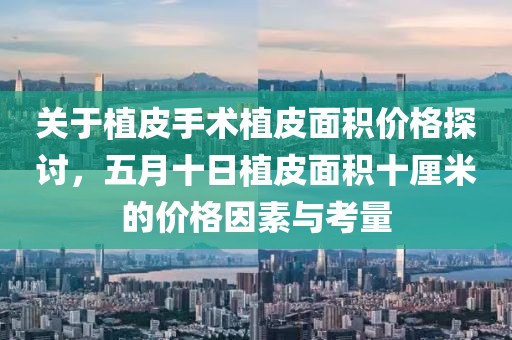 关于植皮手术植皮面积价格探讨，五月十日植皮面积十厘米的价格因素与考量
