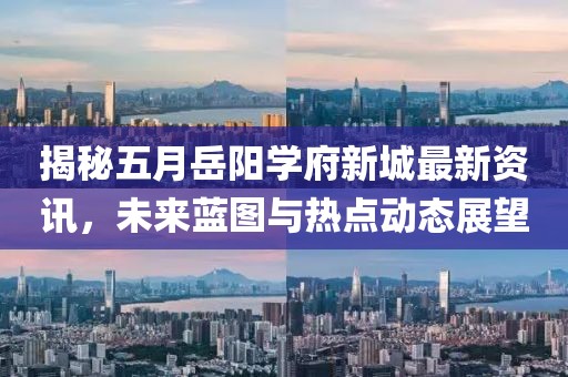 揭秘五月岳阳学府新城最新资讯，未来蓝图与热点动态展望