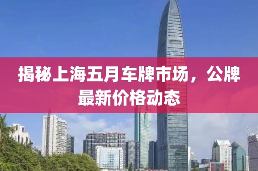 揭秘上海五月车牌市场，公牌最新价格动态