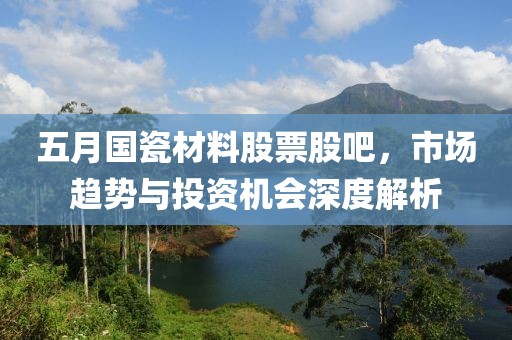 五月国瓷材料股票股吧，市场趋势与投资机会深度解析