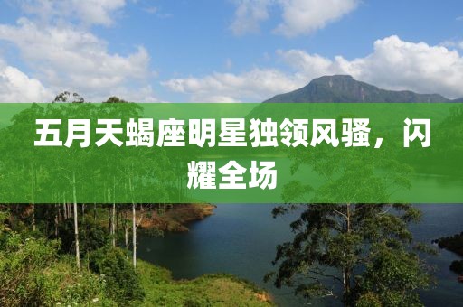 五月天蝎座明星独领风骚，闪耀全场