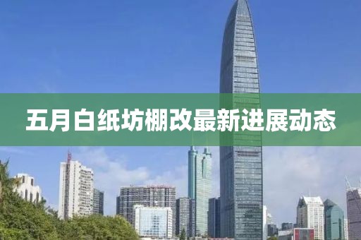 五月白纸坊棚改最新进展动态