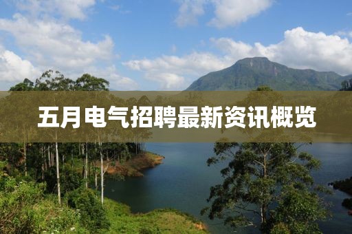 五月电气招聘最新资讯概览