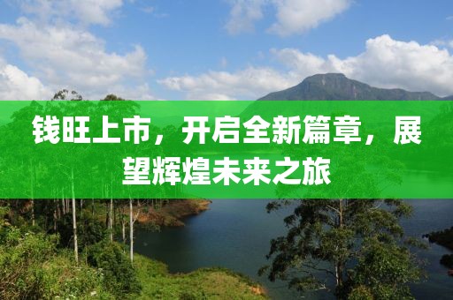 钱旺上市，开启全新篇章，展望辉煌未来之旅