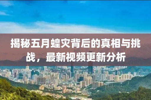 揭秘五月蝗灾背后的真相与挑战，最新视频更新分析