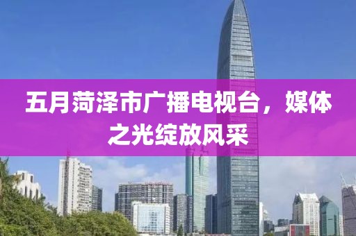 五月菏泽市广播电视台，媒体之光绽放风采