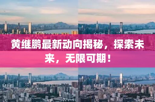 黄继鹏最新动向揭秘，探索未来，无限可期！