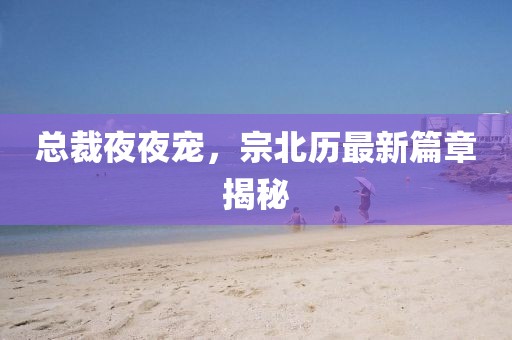 总裁夜夜宠，宗北历最新篇章揭秘