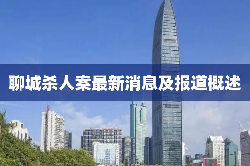 聊城杀人案最新消息及报道概述